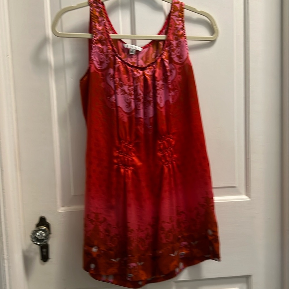 CAbi size medium 100% silk tank